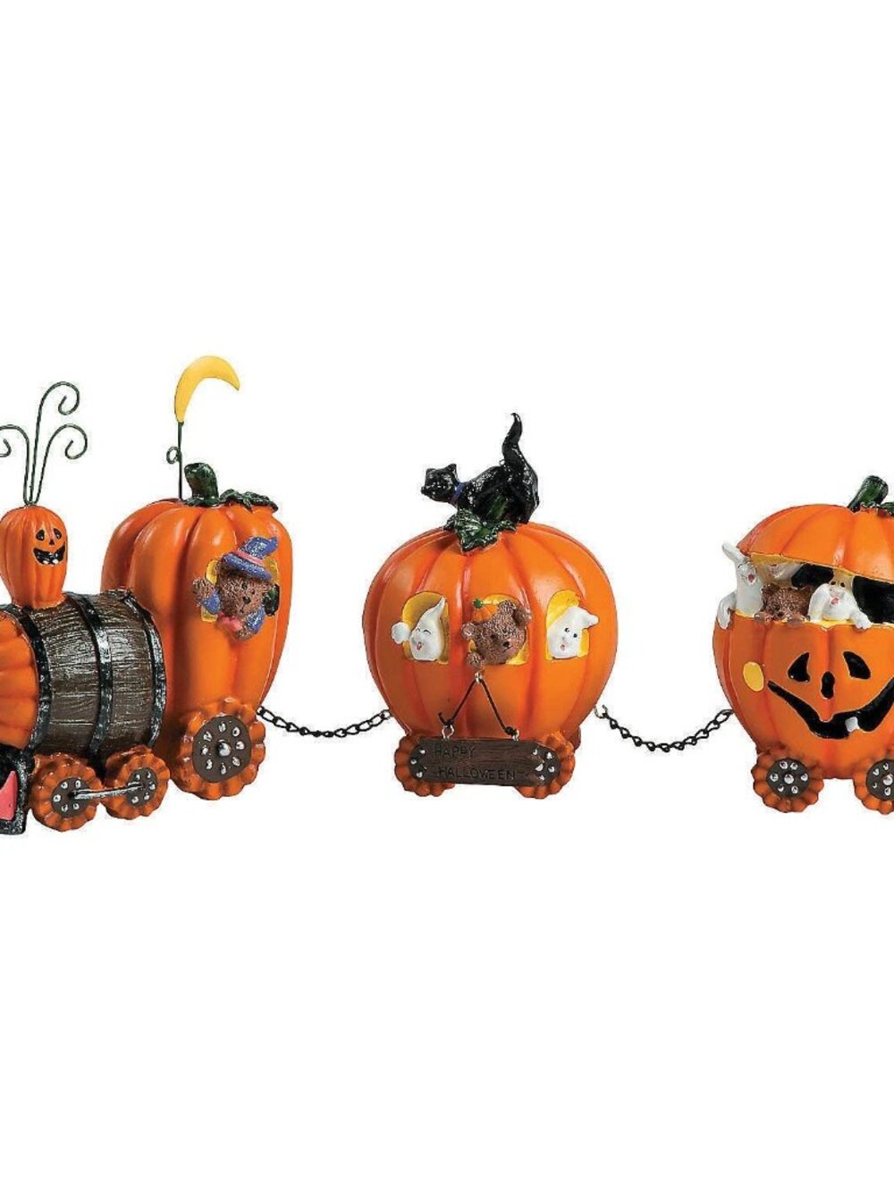 Oriental Trading Company The Pumpkin Express Train Halloween Decoration - 14x6"